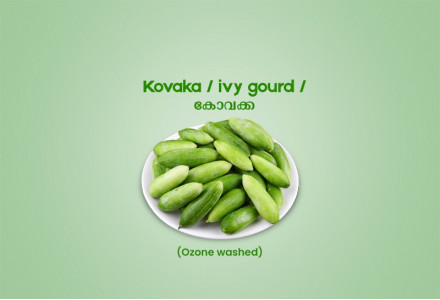 Kovaka / ivy gourd /കോവക്ക - 500g Pack ( Ozone Washed)